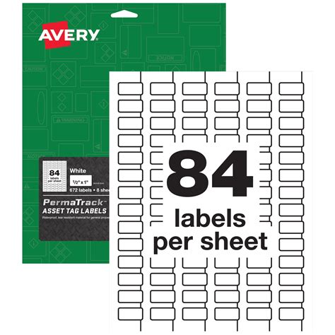 avery labels 1 1/2 x 1 1/2